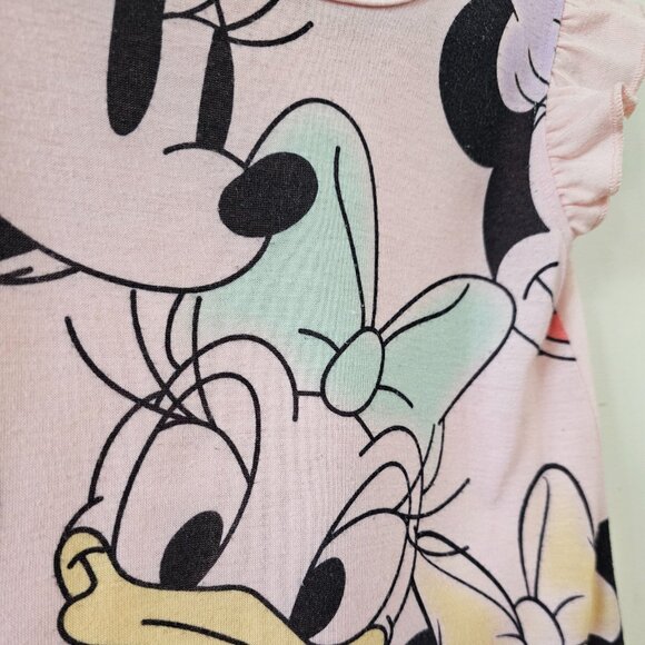Disney Toddler Girl Minnie Mouse and Daisy Duck Sleeveless Nightgown 2T - Picture 3 of 4